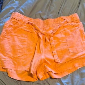 Women's Orange Shorts